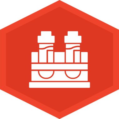 Test Tüpleri Simgesi Sanatı