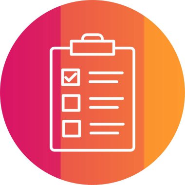 Kontrol Listesi Simgesi Sanatı