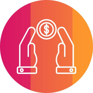 Maliyet Kaydetme Simgesi Sanatı