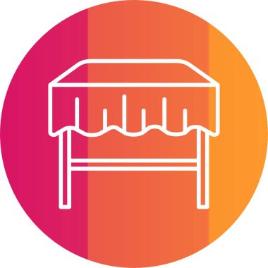 Yemek Masası Simgesi Sanatı