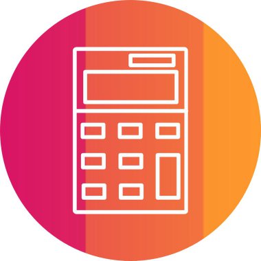 Hesap Makinesi Simgesi Sanatı