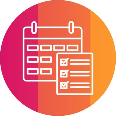 Kontrol Listesi Simgesi Sanatı