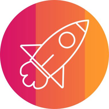 Roket Fırlatma Simgesi Sanatı