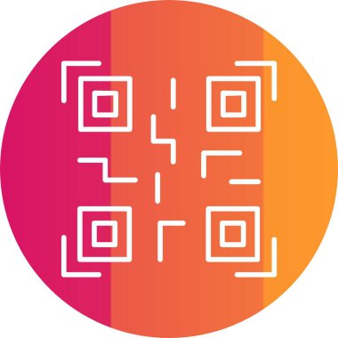Qr Kod Simgesi Sanatı