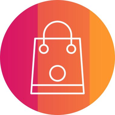 Alışveriş Torbası Simgesi Sanatı