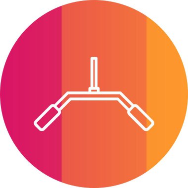 Ağırlık Çubuğu Simgesi Sanatı