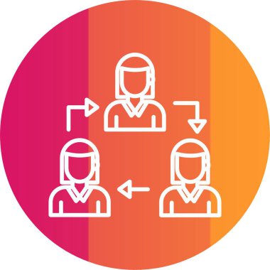 Takım Çalışması Simgesi Sanatı