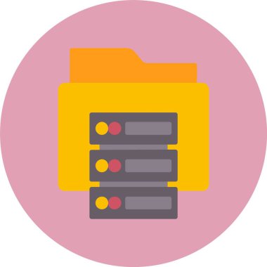 Veri Depolama Simgesi Sanatı