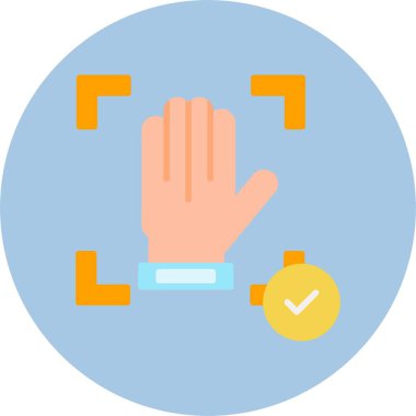 El Tanıma Simgesi Simgesi Sanatı