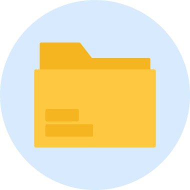 Dosya Depolama Simgesi Sanatı