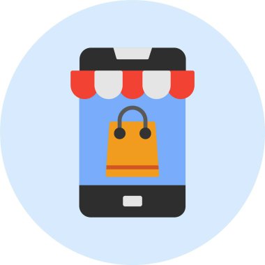 Çevrimiçi Dükkan Simgesi Sanatı