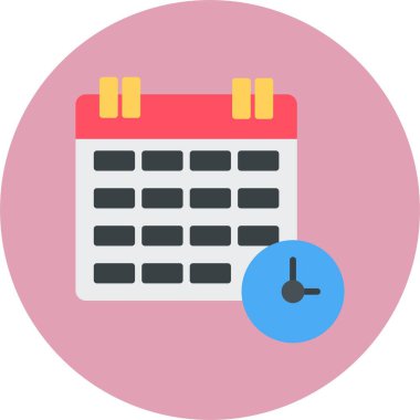 Çalışma Zamanlaması Simgesi Sanatı