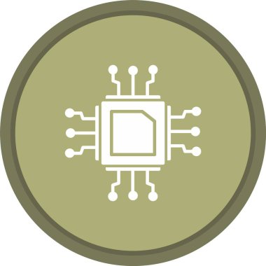 İşlemci Simgesi Sanatı