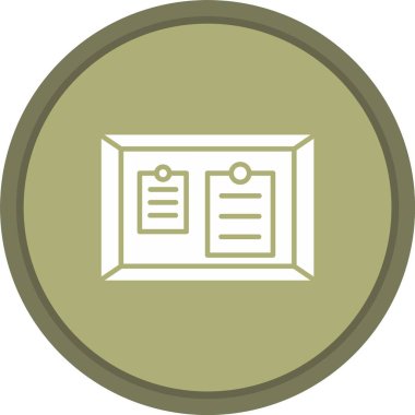 Uyarı Panosu Simgesi Sanatı