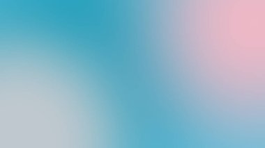 Serene Aura: Cool Teal 'den Ilık Pastel Pembeye Yumuşak bir Gradyan Geçişi