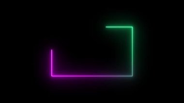 Bir neon dikdörtgen ikonu genellikle mavi, pembe veya yeşil gibi parlak, canlı renklerle parlayan dikdörtgen bir dış hatlara sahiptir. Neon etkisi şekle dinamik, modern ve aydınlık bir görünüm katar..
