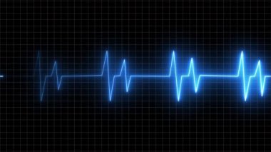 Bir neon kalp atışı ikonu animasyonu yanıp sönen neon ışıklarıyla parlayan bir kalbe sahiptir. Kalp atışı ritmik olarak dalgalanır, her vuruşta daha da parlar, canlı, dinamik ve enerjik bir görsel etki yaratır..