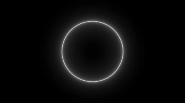 Bir neon işaretleme simgesi, genellikle tamamlama, onaylama veya doğruluğu göstermek için kullanılan fütüristik, aydınlatma efektli parlak yeşil bir kene sembolüne sahiptir..