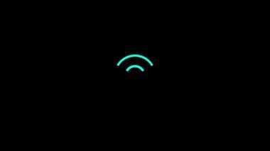 Bir Wi-Fi simgesi genellikle radyo dalgalarını andıran, kablosuz internet bağlantısını sembolize eden ve genellikle sinyal gücünü veya ağ erişilebilirliğini göstermek için gösterilen bir dizi eğri çizgi içerir..
