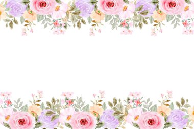 Düğün, doğum günü, kart, arkaplan, davetiye, duvar kağıdı, çıkartma, dekorasyon vesaire için suluboya kenarı.