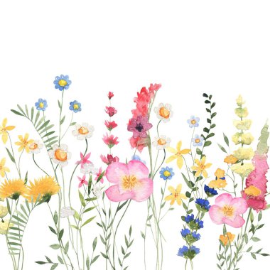 tasarım için suluboya çiçek arkaplanı.