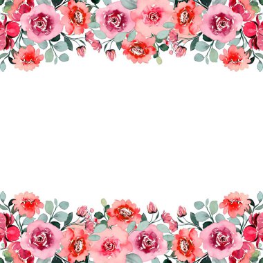 tasarım için suluboya çiçek arkaplanı.