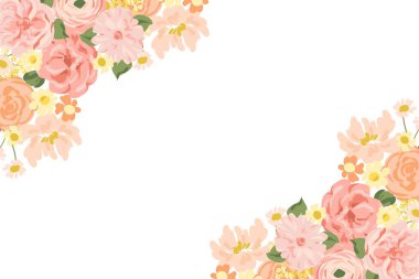 tasarım için suluboya çiçek arkaplanı.