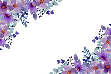 tasarım için suluboya çiçek arkaplanı