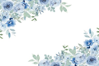 tasarım için suluboya çiçek arkaplanı