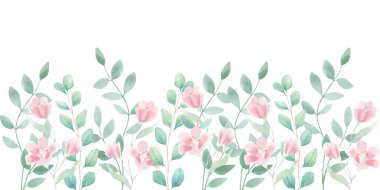 Düğün, doğum günü, kart, arkaplan, davetiye, duvar kağıdı, çıkartma, dekorasyon vesaire için suluboya çiçek arkaplanı.