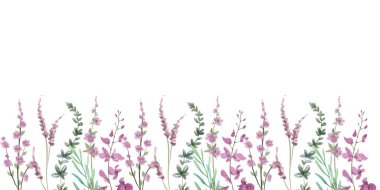 Tasarım için suluboya çiçek arka planı. Çiçek sınır çerçevesi şablonu.