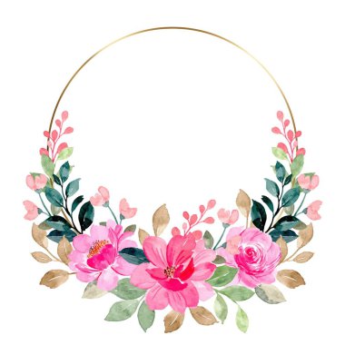 suluboya çiçek çizimi tasarımı