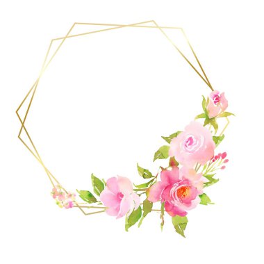 suluboya çiçek çizimi tasarımı