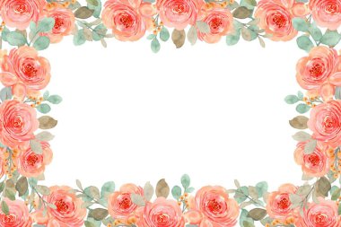 Düğün, doğum günü, kart, arkaplan, davetiye, duvar kağıdı, çıkartma, dekorasyon vesaire için renkli suluboya çerçevesi.