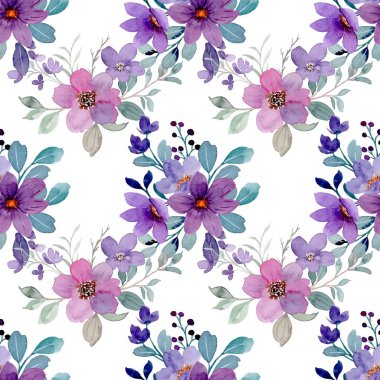 Çiçek deseni, dikişsiz çiçek deseni tasarımı tekstil izlerine hazır.. 