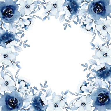 Tasarım için suluboya çiçekler arka plan vektörü.