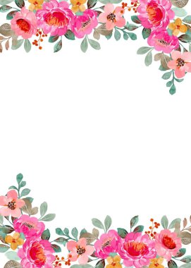 Düğün, doğum günü, kart, arkaplan, davetiye, duvar kağıdı, çıkartma, dekorasyon vesaire için suluboya renk çerçeve arka planı.