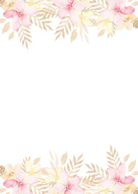 Düğün, doğum günü, kart, arkaplan, davetiye, duvar kağıdı, çıkartma, dekorasyon vesaire için suluboya renk çerçeve arka planı.