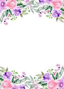 Suluboya vektörü çiçek arkaplan, desen, doku.