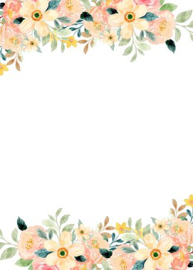 Suluboya vektörü çiçek arkaplan, desen, doku.