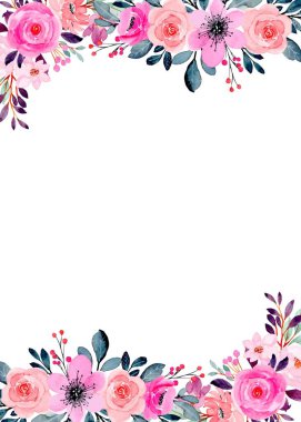 Suluboya vektörü çiçek arkaplan, desen, doku.