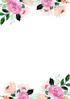 Suluboya vektörü çiçek arkaplan, desen, doku.