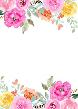 Suluboya vektörü çiçek arkaplan, desen, doku.