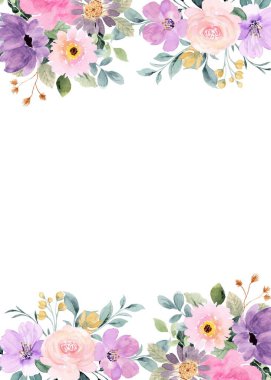 Suluboya vektörü çiçek arkaplan, desen, doku.