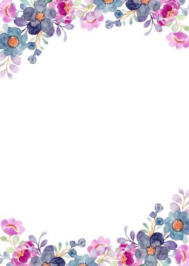 Suluboya vektörü çiçek arkaplan, desen, doku.