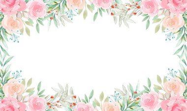 Suluboya vektörü çiçek arkaplan, desen, doku.