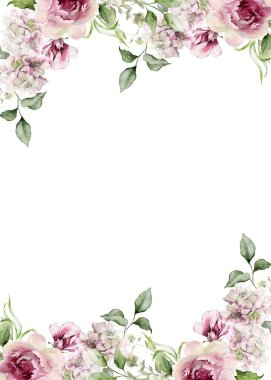 Suluboya vektörü çiçek arkaplan, desen, doku.