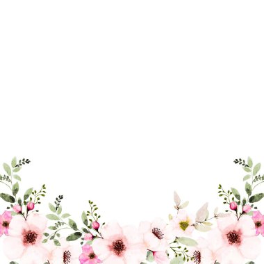 tasarım için suluboya çiçek arkaplanı.