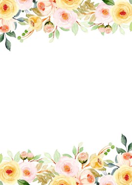 tasarım için suluboya çiçek arkaplanı. 