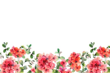 suluboya çiçek çerçevesi, tasarım için arkaplan, pastel renkler